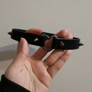 Studded Heart Choker